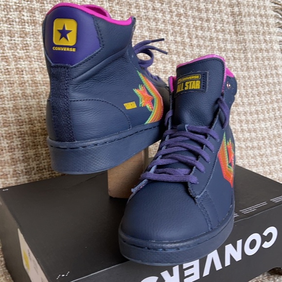 Converse Pro Leather Hi Obsidian/Hyper Magenta WMNS - Picture 10 of 16